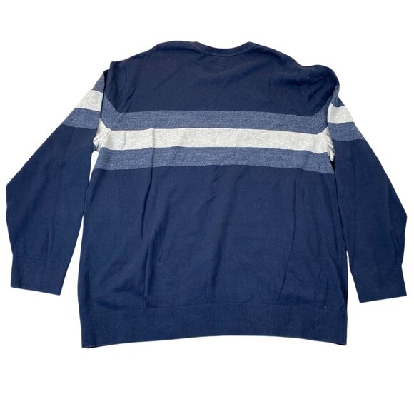 Gap Mens Sweater Size XXL Stripe Crewneck Pulover Knit Casual Long Sleeve Y2K - Picture 2 of 12